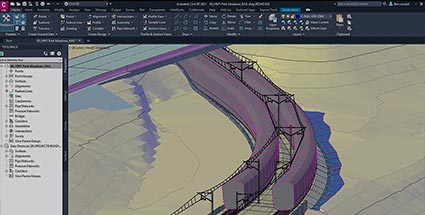 Proyecto de variante ferroviaria con Autodesk Civil 3D